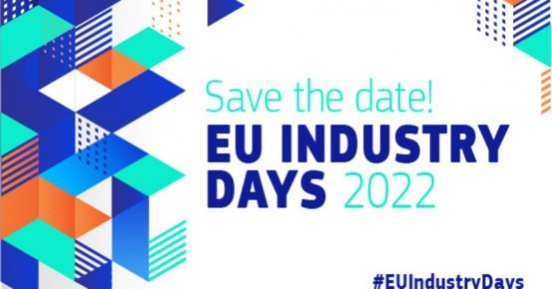 In arrivo gli EU Industry Days 2022 (8-11 Febbraio 2022)