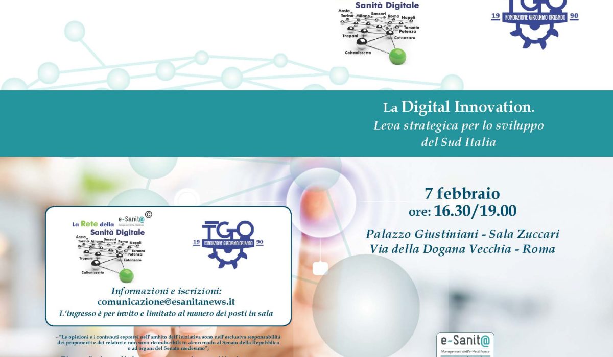 “La Digital Innovation quale leva strategica per lo sviluppo del Sud Italia”