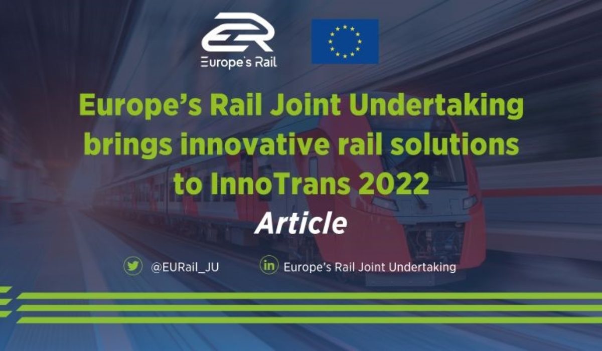 Europe’s Rail annuncia il nuovo invito a presentare proposte a InnoTrans