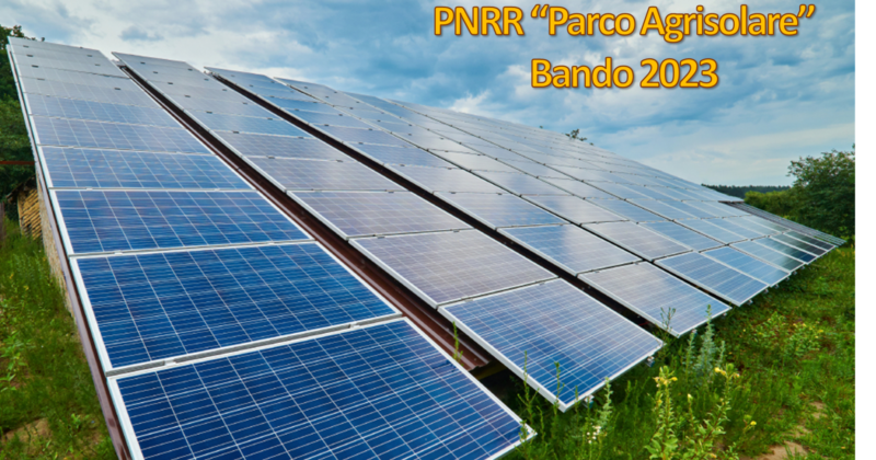 PNRR “Parco Agrisolare”: Bando 2023